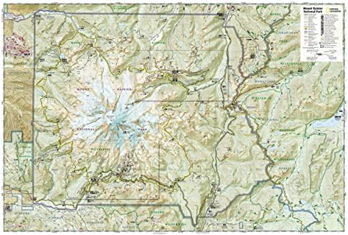 Mount Rainier National Park Map (National Geographic Trails Illustrated Map, 217) - Image 6